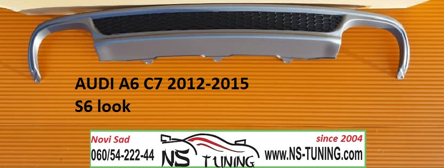 audi a6 c7 difuzor branika s6  look  2012-2015 novi sad tuning servis auto beograd